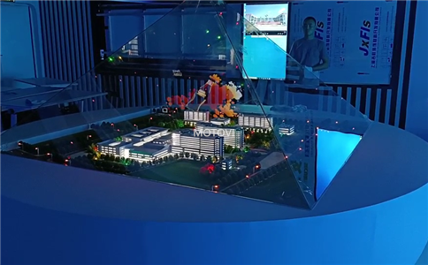 360度全息投影应用于医院展厅案例-摩拓为工程案例展示