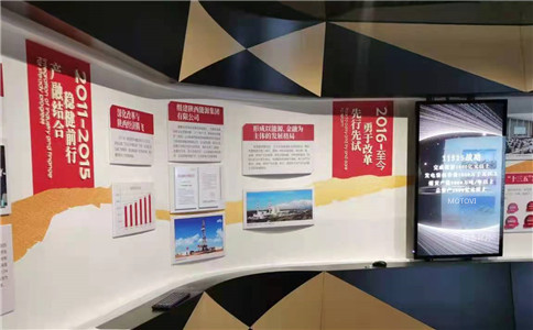 滑轨屏应用于科技展厅案例展示