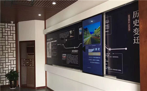 滑轨屏应用于数字展厅设计