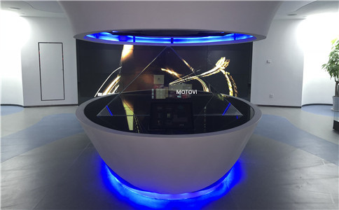 360度全息投影应用于数字展厅设计_互动体验