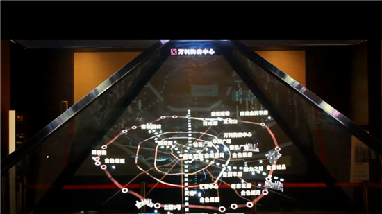 万科售楼处_360度全息投影_摩拓为多媒体产品应用