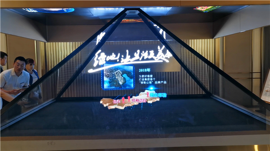 360度全息投影_乌兰察布绿地新里程案例应用