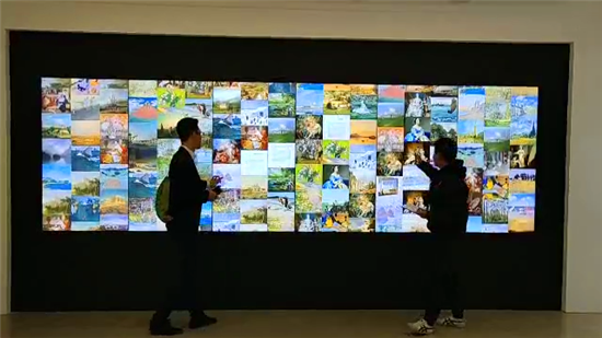 流动的照片墙_摩拓为互动艺术展示