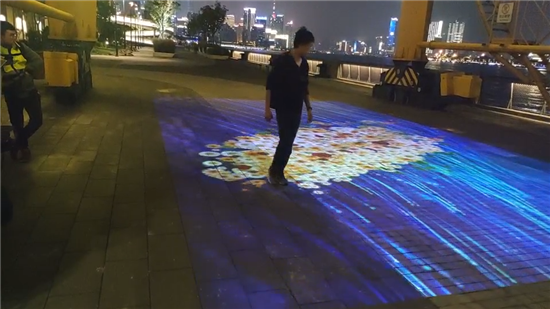 上海黄浦江绿道案例展示_摩拓为雷达互动