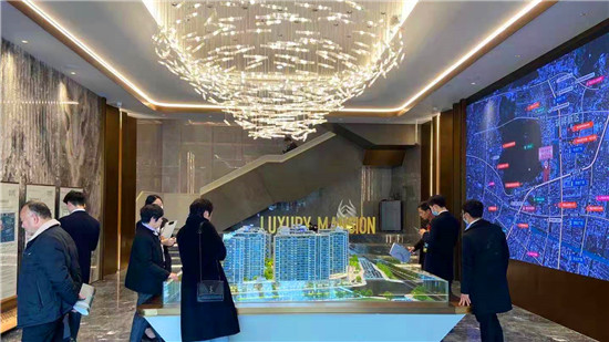 大发地产璞悦售楼处现场图