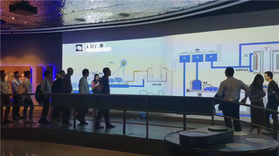 雷达互动墙面展示