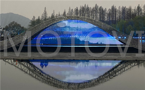 全息幻影成像安装调试现场