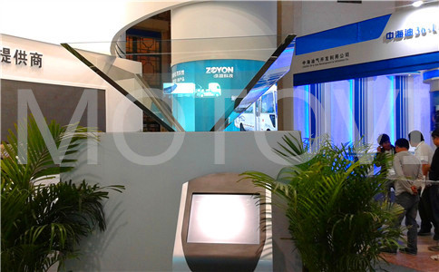 3D全息投影_3D全息展示柜_摩拓为工程案例_展会现场应用（现场图）