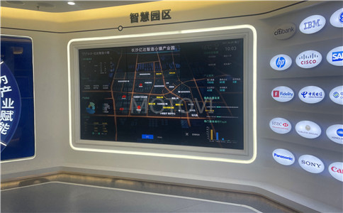 长沙亿达智能小镇拼接屏案例_MOTOVI