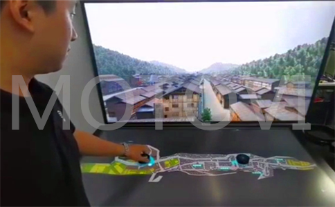 地产行业实现云漫游_物体识别桌漫游系统_MOTOVI工程案例