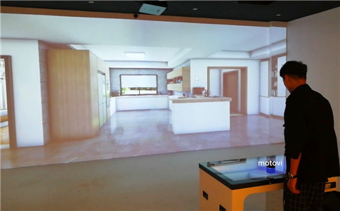 物体识别漫游桌桌面展示_桌面操作展示