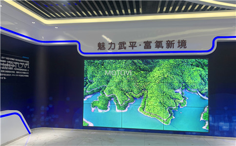 中控系统＋拼接屏案例_应用于新型显示技术展厅（局部）