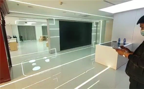 中控系统_调节数字展厅光源亮度