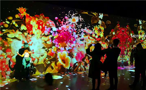 雷达空间沉浸互动_摩拓为MOTOVI数字展厅工程案例_艺术馆案例