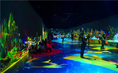 雷达空间沉浸互动_摩拓为MOTOVI数字展厅工程案例_局部图