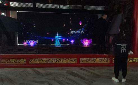 全息幻影成像_摩拓为工程案例_虚拟与真实结合