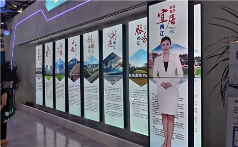 数字展厅应用滑轨屏＋虚拟主持人_重视互动体验