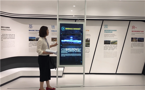 手动滑轨屏应用于数字展厅_互动体验-摩拓为工程案例展示（局部图）