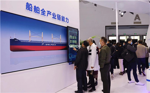摩拓为滑轨屏应用于数字展厅_注重互动体验（现场局部图）