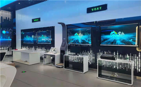 液晶屏应用于车站展厅设计（局部图）