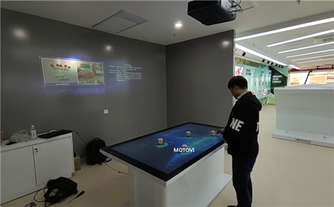 多点物体识别桌应用于数字展厅_交互体验