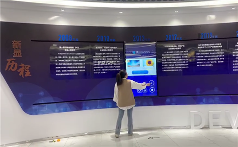 滑轨屏实施方案_应用于科技展厅