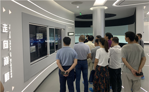 时间轴滑轨屏应用于数字展厅案例