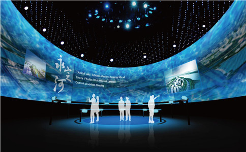 球幕投影应用于数字展厅_互动投影（局部展示）