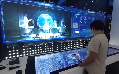 物体识别桌应用于崇礼客运枢纽大厅_互动体验-摩拓为工程案例-助力冬奥会