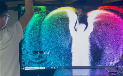 人影互动装置测试_互动体验