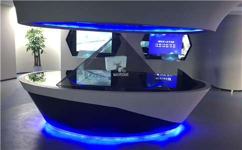 360度全息投影应用于数字展厅设计（局部图）