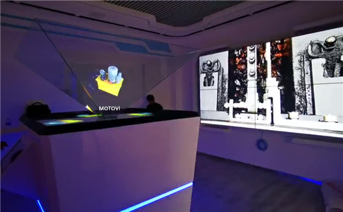 360度全息投影展示企业产品（局部图）