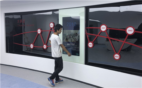 互动滑轨屏应用案例（局部图展示）_互动体验