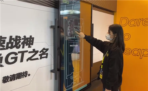 展厅互动滑轨屏应用案例