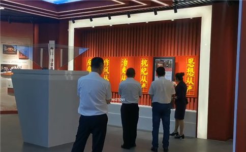 滑轨屏控制软件助阵智慧党建展厅设计