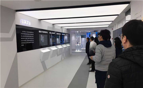 展厅多媒体交互技术_广告机_科研平台协同创新格局（局部图））