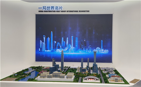 数字沙盘＋按钮控制与实体沙盘模型相结合_多媒体展厅展示（局部图））