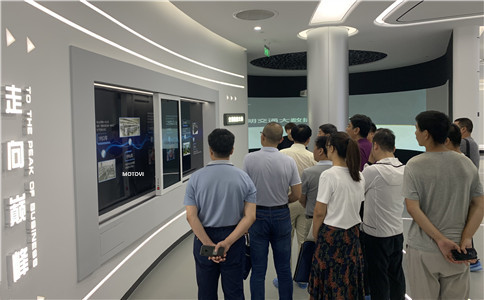 互动滑轨屏应用于展厅设计案例（局部图）